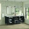 James Martin Vanities 72'' Double Vanity, Carbon Oak w/ 3 CM Ethereal Noctis Quartz Top 485-V72-CBO-3ENC - alternate 2